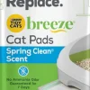 Purina Tidy Cats Breeze Pads Spring Clean Scented Refill Cat Litter Pads - 4 Count - 10 Pack