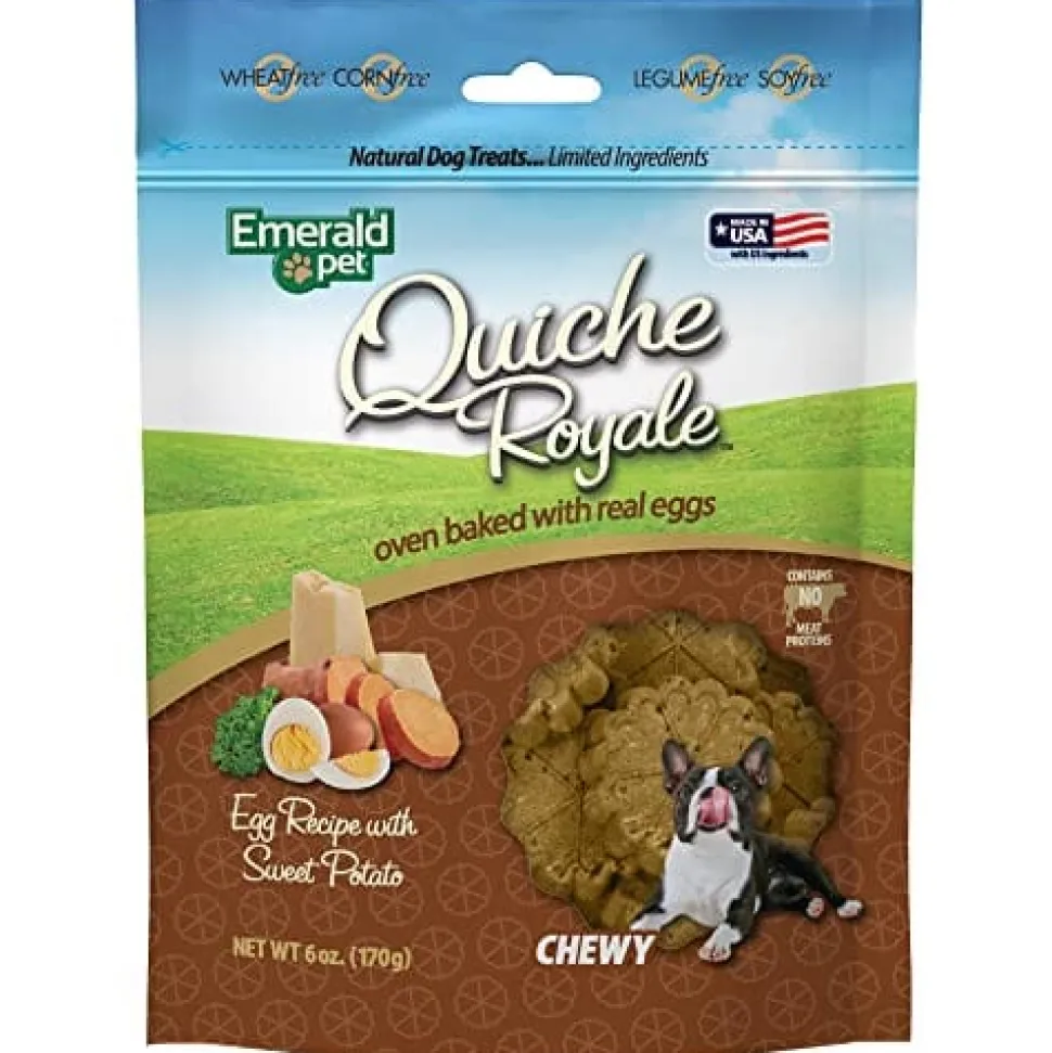 Quiche Royale Emerald Soft and Chewy Dog Treats - Sweet Potato - 6 Oz
