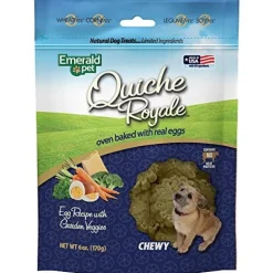 Quiche Royale Emerald Soft and Chewy Dog Treats - Vegetable - 6 Oz