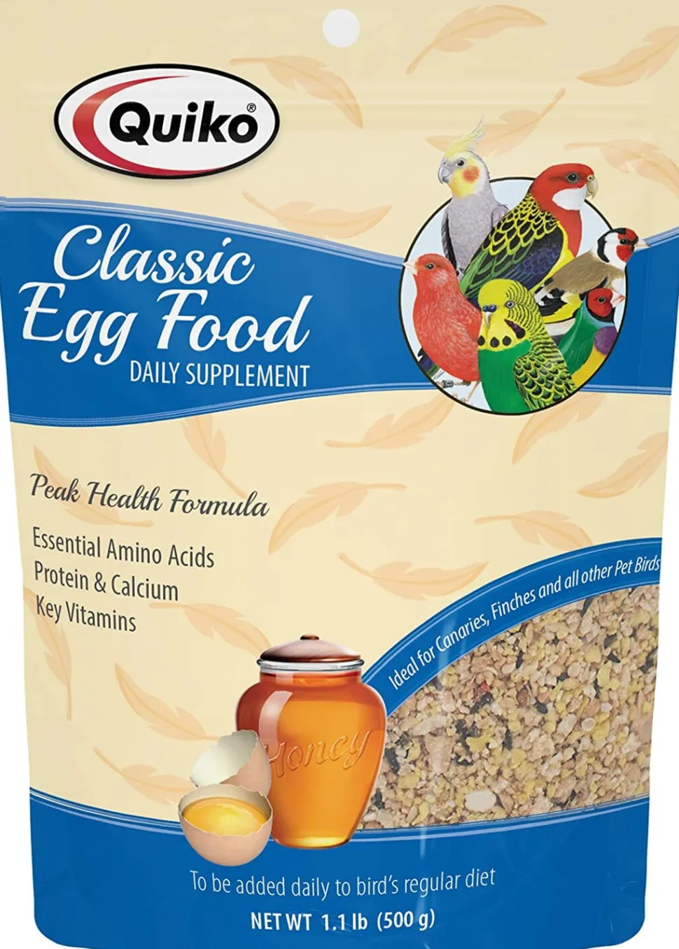 Quiko Quiko Classic Egg Food Bird Supplements - 1.1 Lb