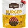 Rachael Ray Nutrish Burger Bites Beef and Bison Soft and Chewy Dog Treats - 12 Oz