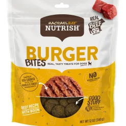Rachael Ray Nutrish Burger Bites Beef and Bison Soft and Chewy Dog Treats - 12 Oz
