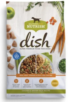 Rachael Ray Nutrish Dish Natural Chicken & Brown Rice with Fruit & Veggies Recipe Dry Dog Food