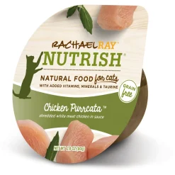 Rachael Ray Nutrish Grain-Free Paw Licken' Chicken and Liver Recipe Wet Cat Food Trays - 2.8 Oz - Case of 24