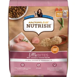 Rachael Ray Nutrish Little Bites Chicken and Veggie Formula Small-Breed and Puppy Premium Dry Dog Food - 14 Lbs