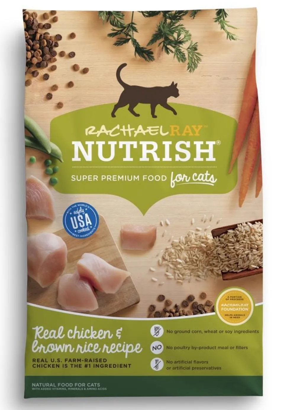 Rachael Ray Nutrish Natural Chicken & Brown Rice Recipe Dry Cat Food