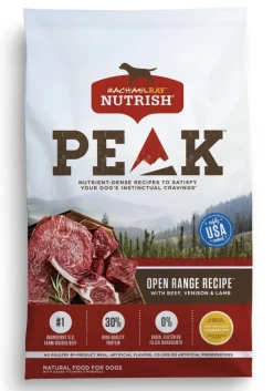 Rachael Ray Nutrish Peak Open Range Grain Free Beef, Venison, & Lamb Recipe Dry Dog Food