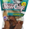 Rawhide Express Beefhide Chew Chips Assorted Flavor Natural Dog Chews - 1 Lb