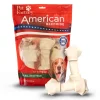 Rawhide Express Premium Knot Bones Natural Dog Chews - 6-7" Inches - 12 Pieces