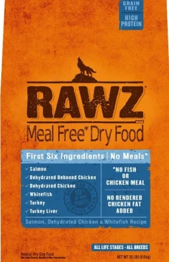 Rawz Meal Free Salmon, Chicken & Whitefish Dry Dog Food - 20 lb Bag