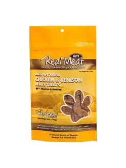 Real Meat Company Grain-Free Chicken and Venison Dog Jerky Treats