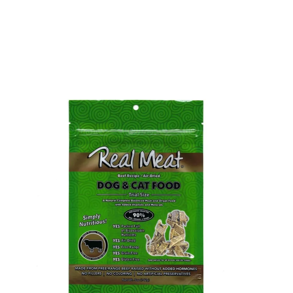 Real Meat Company Grain-Free Air-Dried Beef Cat and Dog Food - 5 Oz