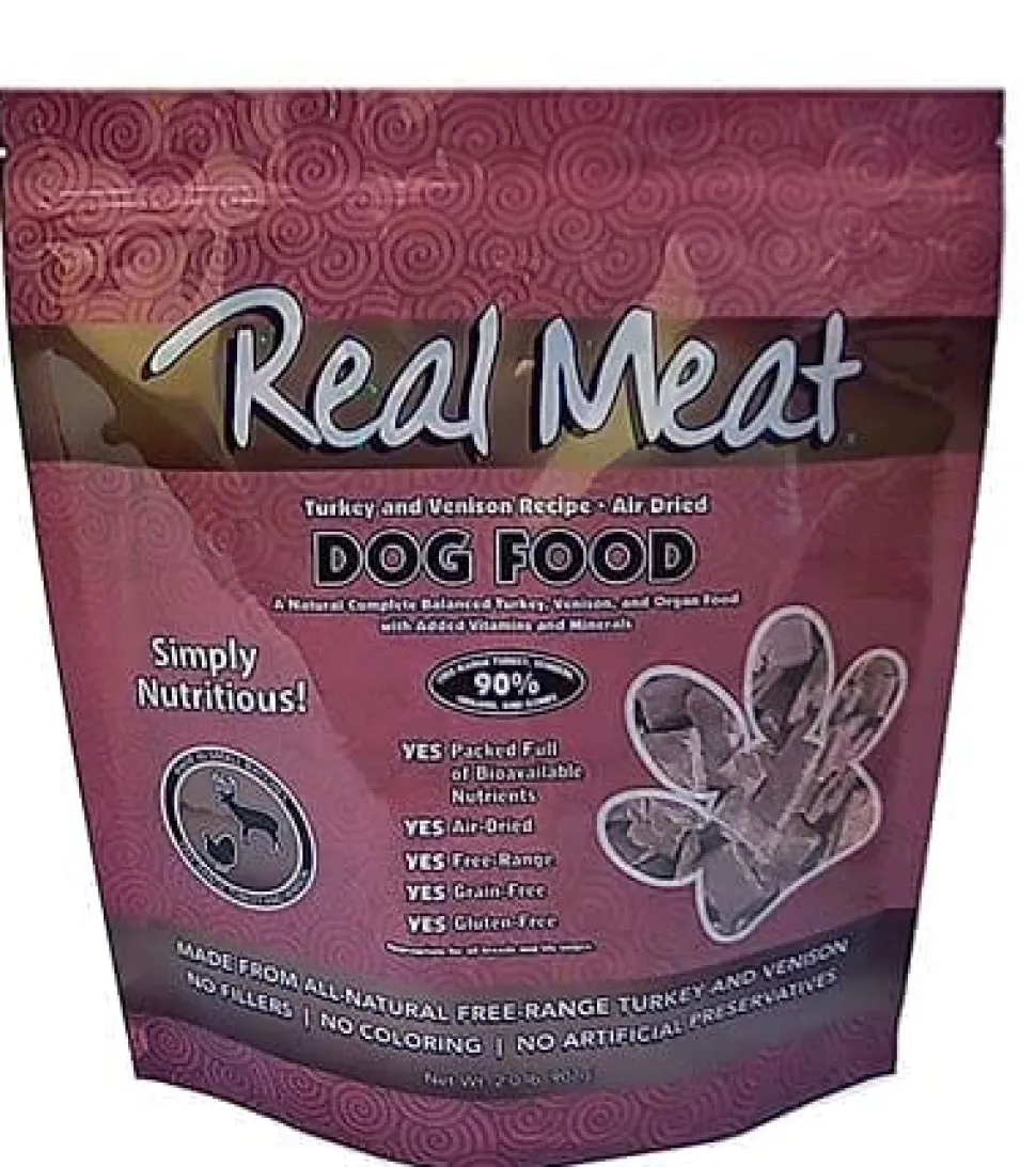 Real Meat Company Grain-Free Adult Turkey and Venison Air-Dried Dog Food