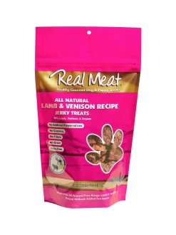 Real Meat Company Grain-Free Lamb and Venison Dog Jerky Treats