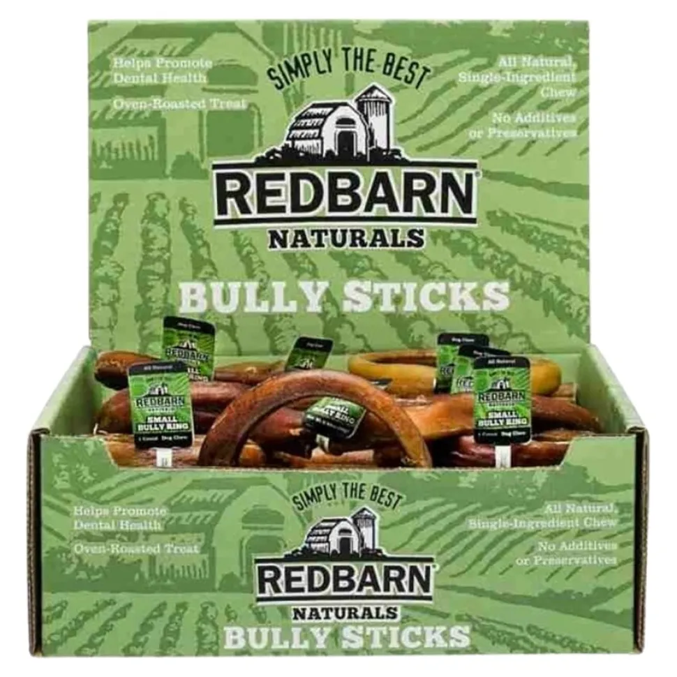 Red Barn Beef Bully Rings Natural Dog Chews - 35 Count