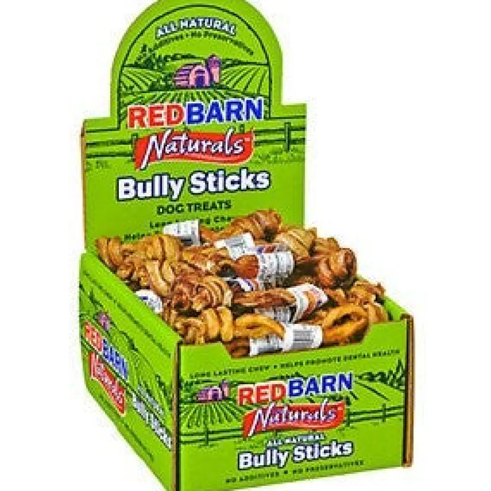 Red Barn Bully Barbell Natural Dog Chews - Case of 50