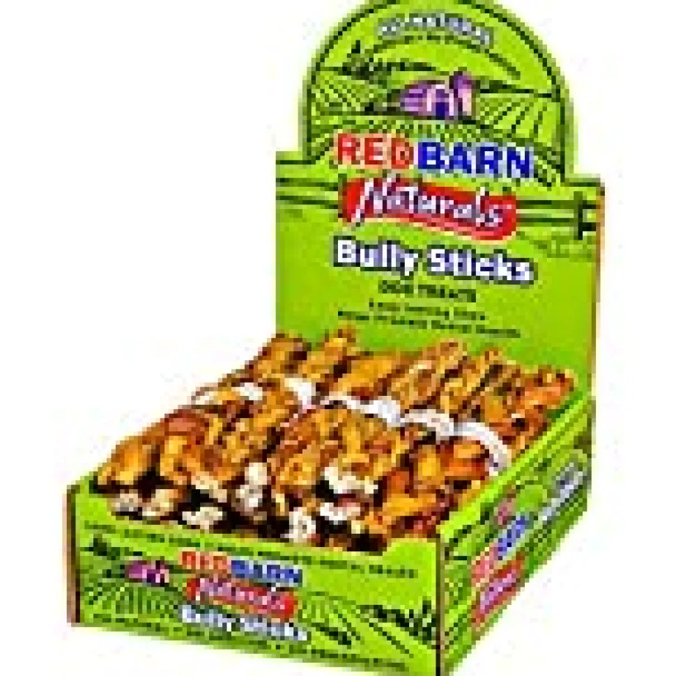 Red Barn Bully Stick Braided Natural Dog Chews - 12 Inches - 25 Count