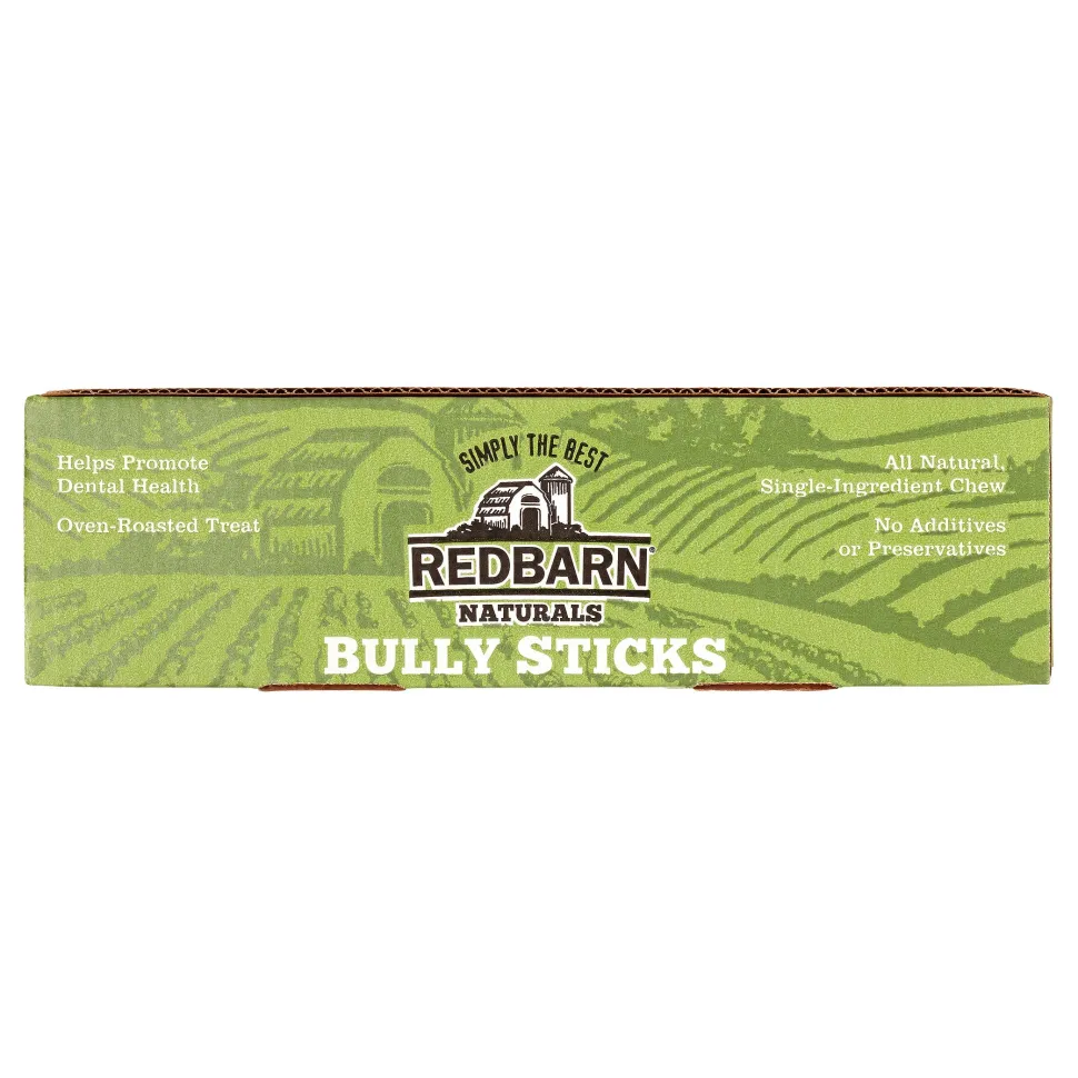 Red Barn Bully Stick Natural Dog Chews - 12 Inches - 35 Count