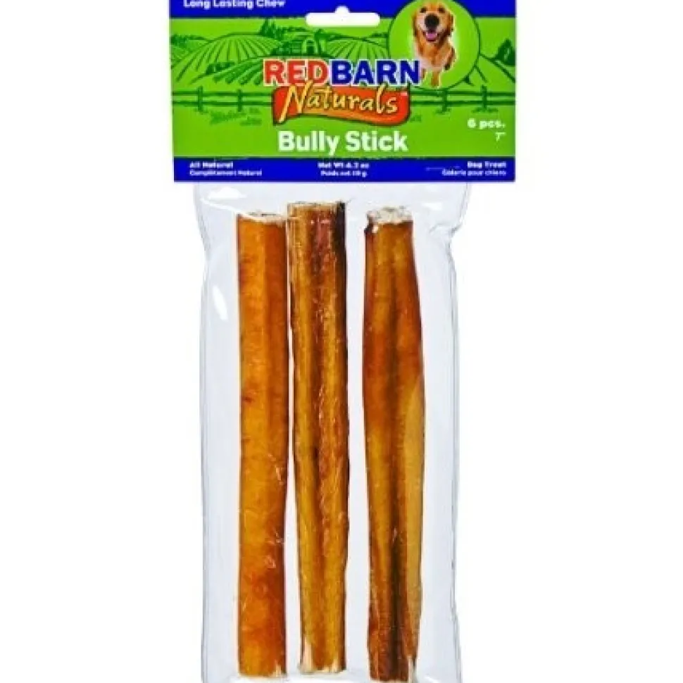 Red Barn Bully Stick Natural Dog Chews - 7 Inches - 3Pack