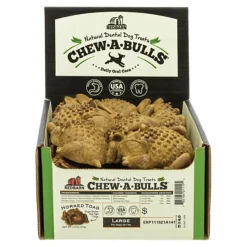 Red Barn Chew-A-Bulls Toad Shaped Dental Dog Treats