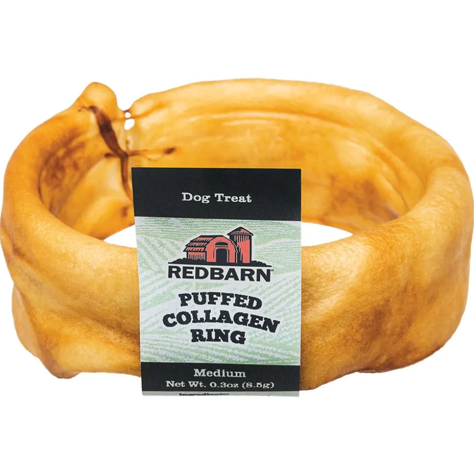 Red Barn Dog Grain-Free Collagen Puffed Rings Dog Chews - 3 Inches - 20 Count