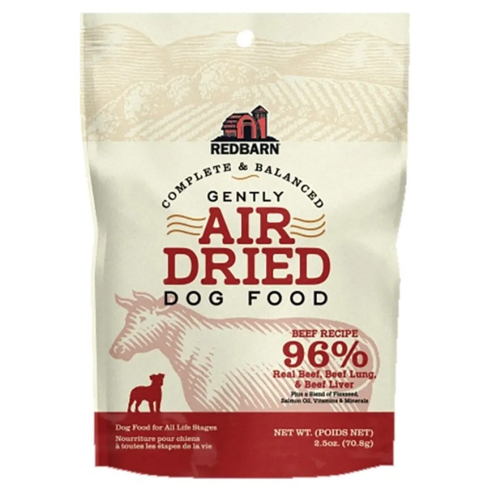 Red Barn Grain-Free Beef Recipe Gently Air-Dried Dog Food or Topper