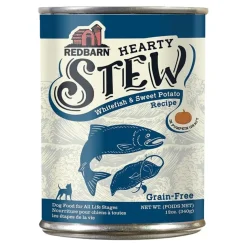 Red Barn Grain-Free Whitefish and Sweet Potato Hearty Stew Canned Dog Food - 12 Oz - Case of 12
