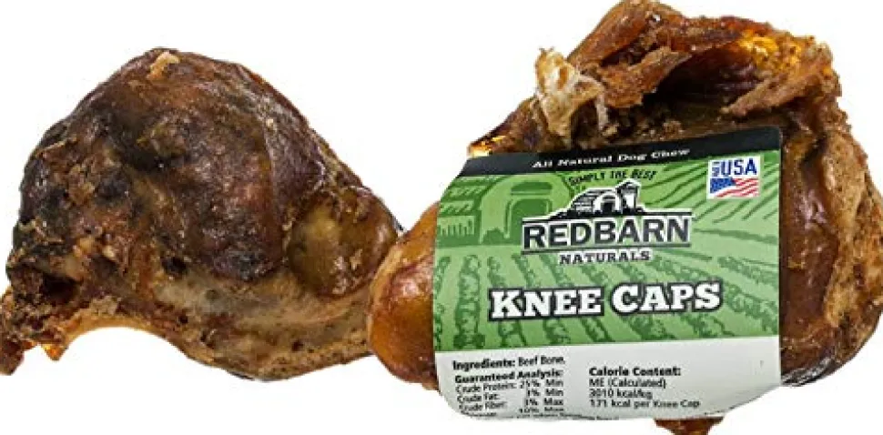 Red Barn Knee Caps Natural Dog Chews - 2 Pack - Case of 40