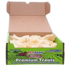 Red Barn Lamb Ears Natural Dog Chews - Case of 50