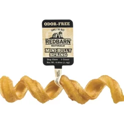 Red Barn Premium Odor-Free Curly Bully Springs Natural Dog Chews - 6-7 Inch - 25 Count