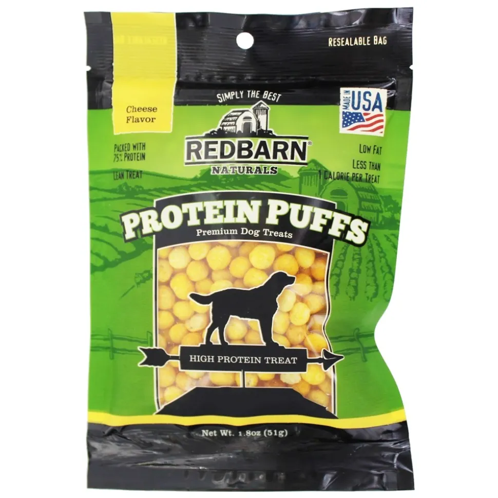 Red Barn Protein Puffs Cheese Dog Biscuits - 1.8 Oz