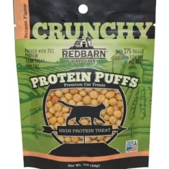 Red Barn Protein Puffs Salmon Crunchy Cat Treats - 1 Oz
