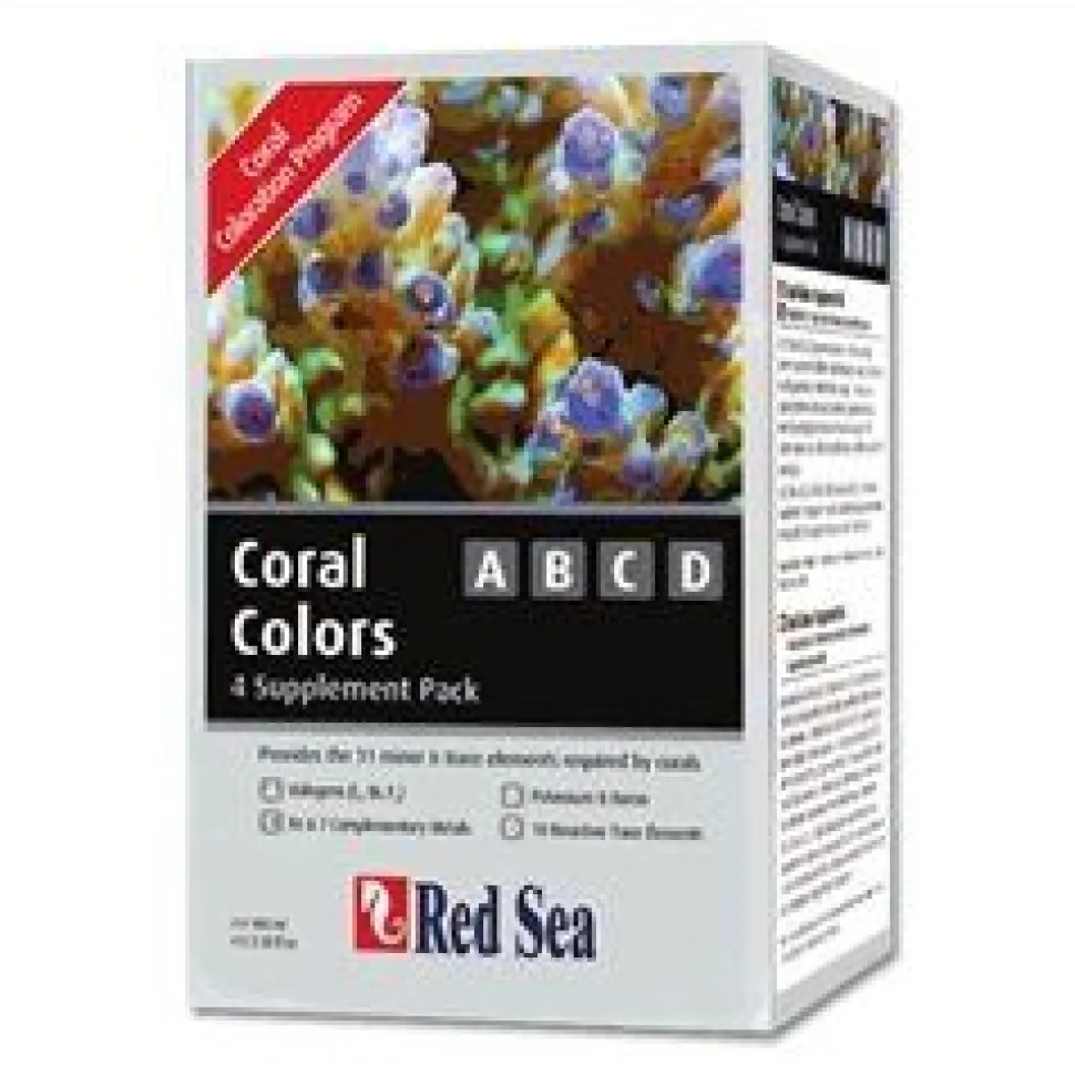 Red Sea Coral Coloration ABCD Supplements - 3.4 fl oz - 4 pk