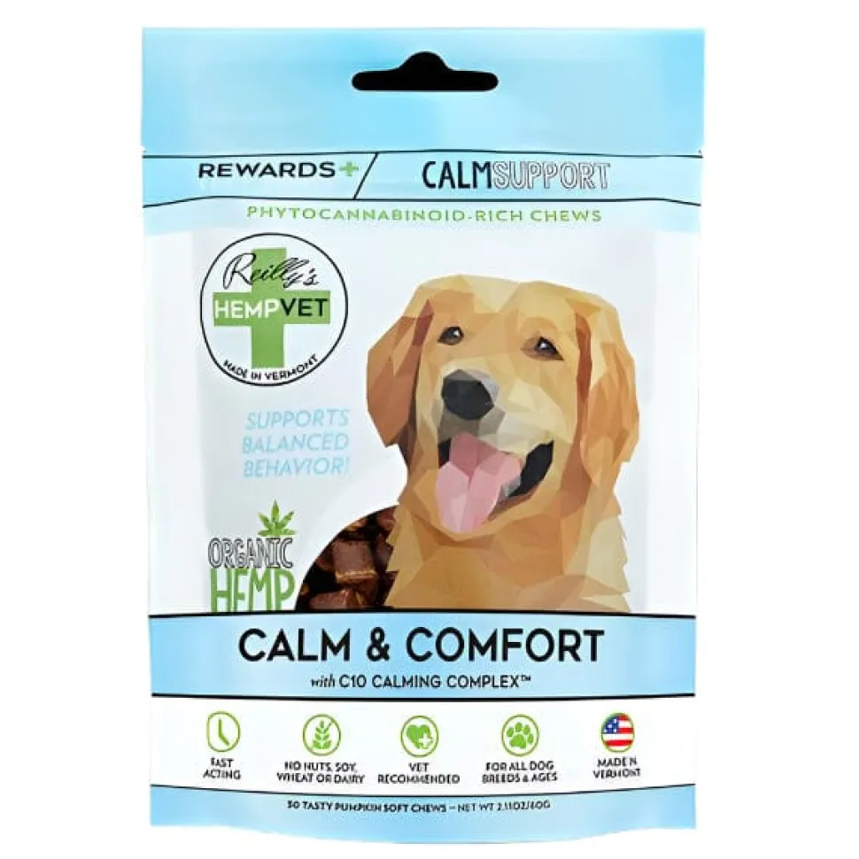Reilly's Hempvet Calm Support Rewards Soft Chew Dog Supplements - 30 Count