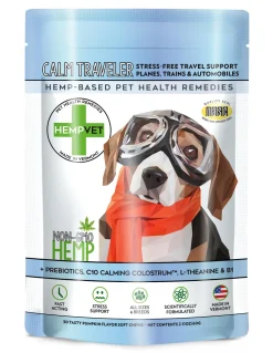 Reilly's Hempvet Calm Traveler with C10 Calming Colustrum Soft Chew Dog Supplements - 2.11 Oz