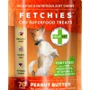 Reilly's Hempvet Fetchies CBD Superfood Peanut Butter Soft and Chewy Dog Treats - 4 Oz