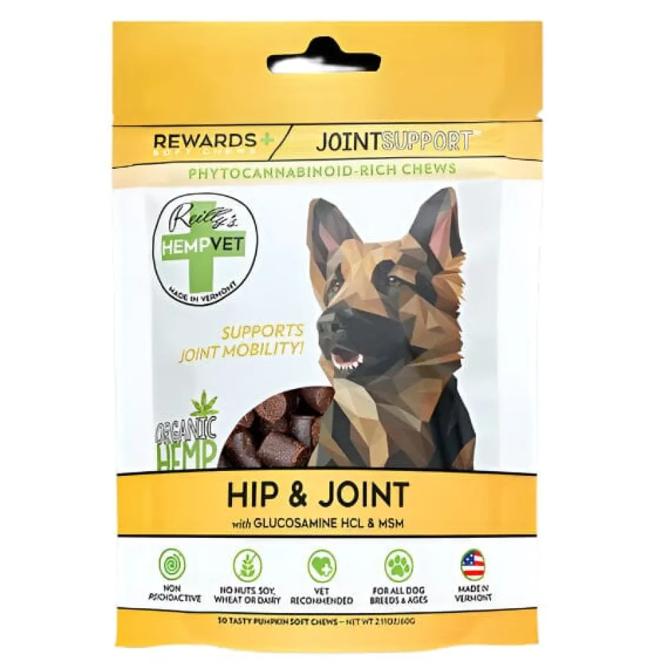 Reilly's Hempvet HempJoint Rewards Soft Chew Dog Supplements- 30 Count