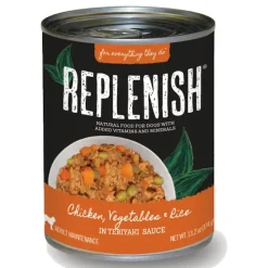Replenish Canned Dog Food - Chicken and Rice - 13.2 Oz - Case of 12