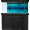 R&J Enterprises Birch Series Cabinet Aquarium Stand - Black - L:30" X W:12" X H:30" Inches