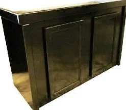 R&J Enterprises Birch Series Cabinet Aquarium Stand - Black - L:48" X W:13" X H:30" Inches