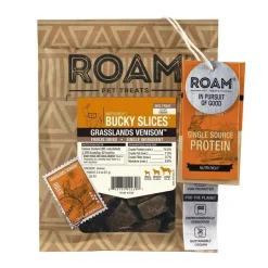 Roam Bucky Slices Freeze-Dried Dog Treats - 2 oz Box