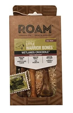 Roam Little Warrior Bone Dog Natural Chews - 3 ct Bones
