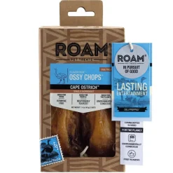 Roam Ossy Chops (knee cap) Dog Natural Chews - 2 ct Box