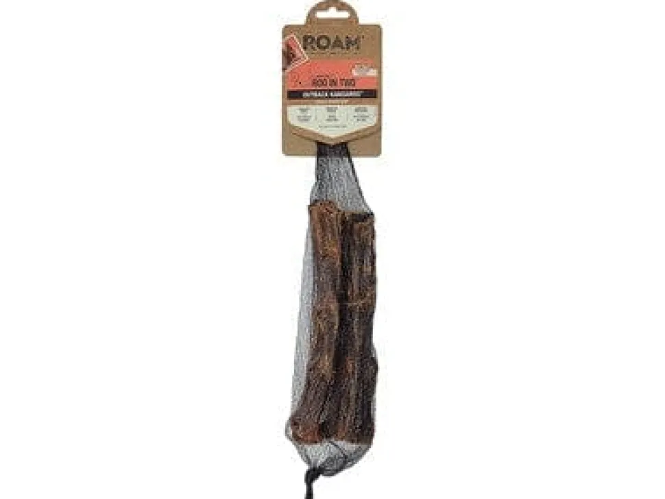 Roam Roo in Two (Tail split) Dog Natural Chews - 2 pc