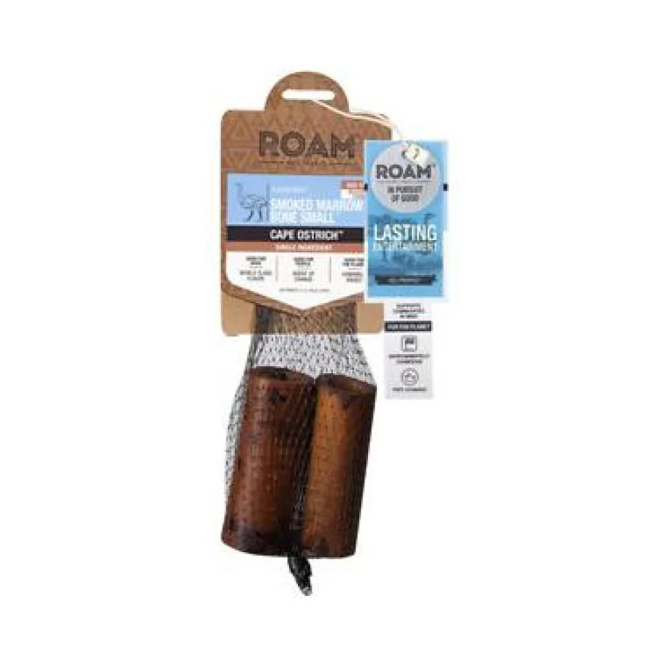 Roam Smoked Marrow (Small) Dog Natural Chews - 2 ct Bones