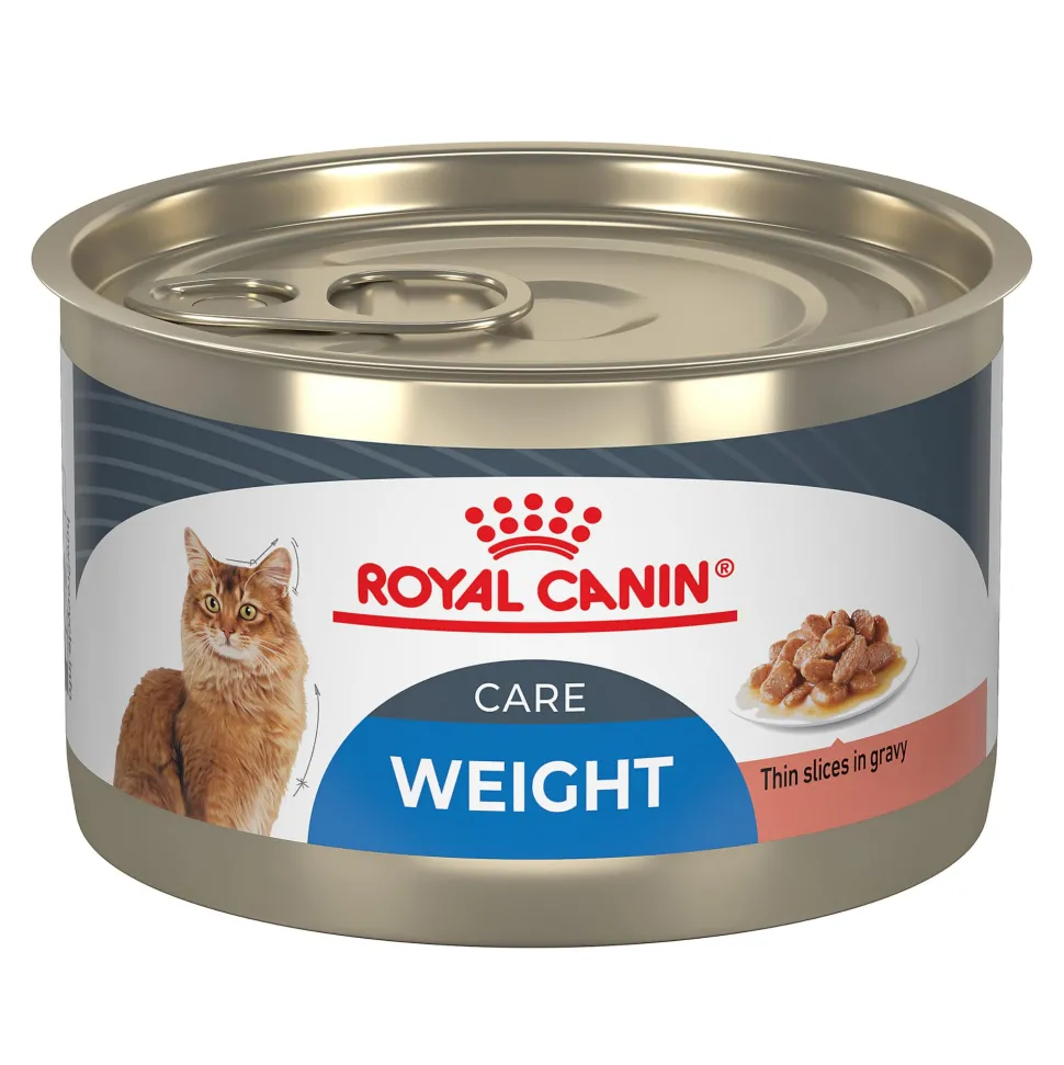 Royal Canin Feline Health Nutrition Weight Care Thin Slices in Gravy Canned Cat Food - 3 Oz - Case of 12 - 4 Pack