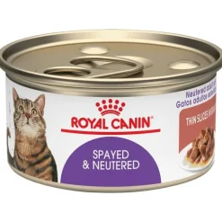 Royal Canin Feline Health Nutrition Spayed or Neutered Thin Slices in Gravy Canned Cat Food