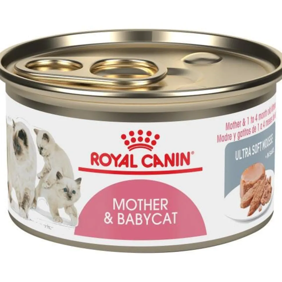 Royal Canin Feline Health Nutrition Mother & Babycat Ultra Soft Mousse in Sauce Canned Cat Food