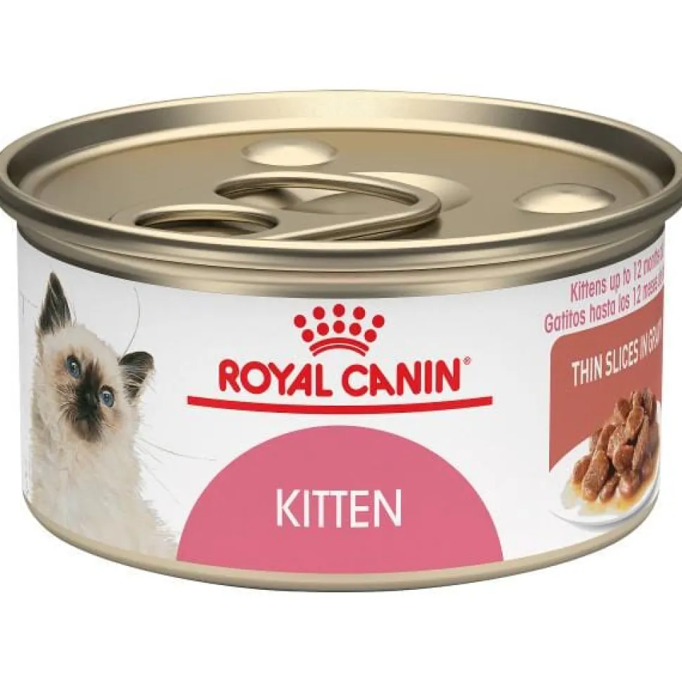 Royal Canin Feline Nutrition Kitten Instinctive Thin Slices in Gravy Canned Cat Food
