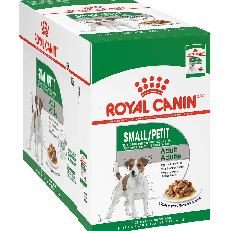 Royal Canin Size Health Hutrition Chunks in Gravy Small-Breed Adult Wet Dog Food Pouch - 3 Oz - Case of 12